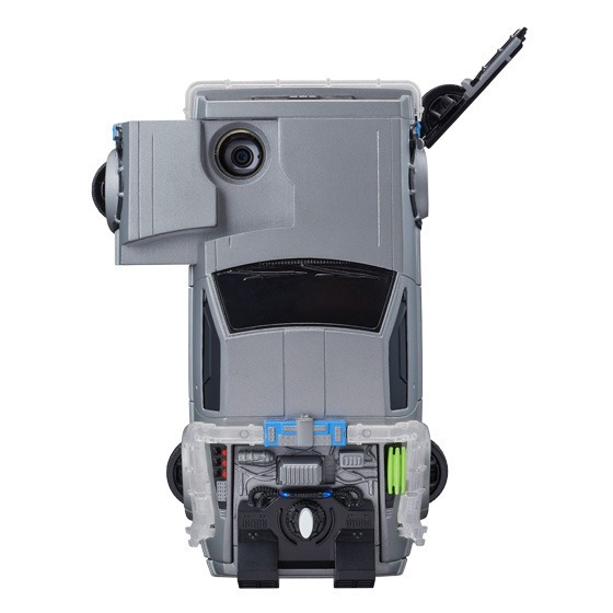 The DeLorean case designed by Bandai has a slot that covers the camera